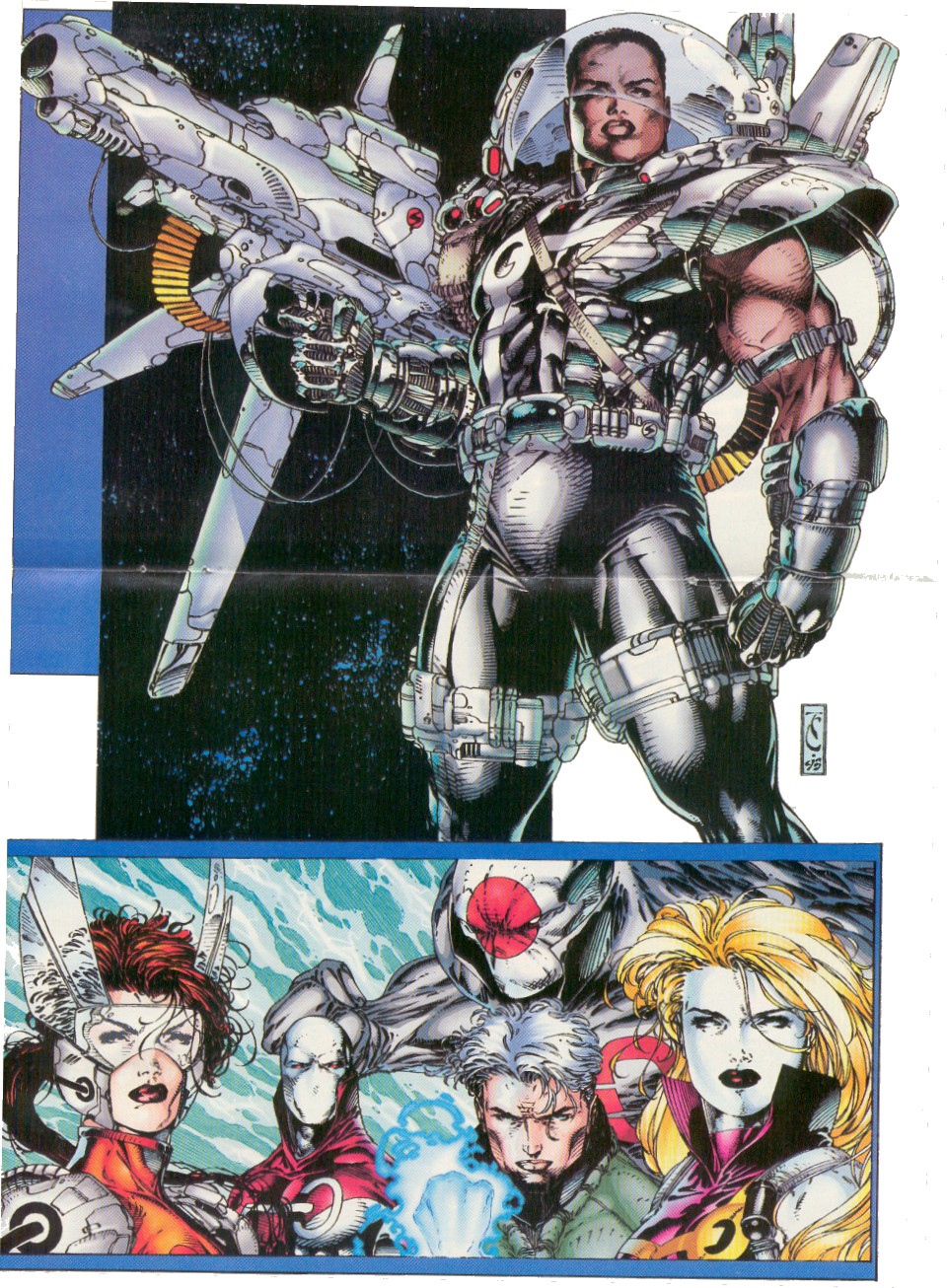 Pin-up from Stormwatch Vol1 #6