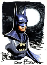Colored Batman Sketch