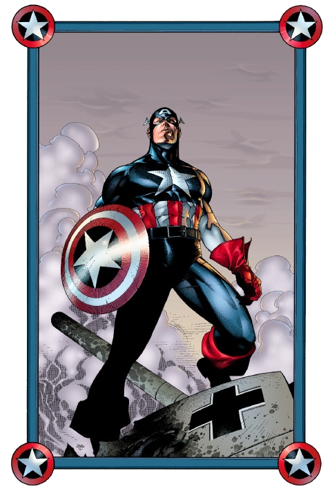 Captain America Pin-up High Res Version