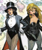 Zatanna and Black Canary sketch by Travis Charest