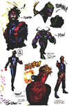 Wildcats Volume 1 Issue 50 page 36-Travis Sketches